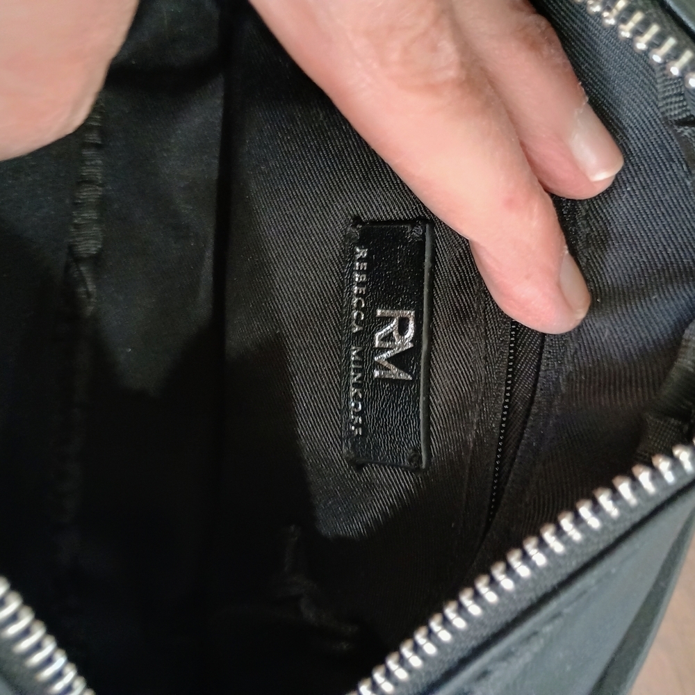 Rebecca Minkoff Black Quilted Crossbody Bag - Picture 7 of 8